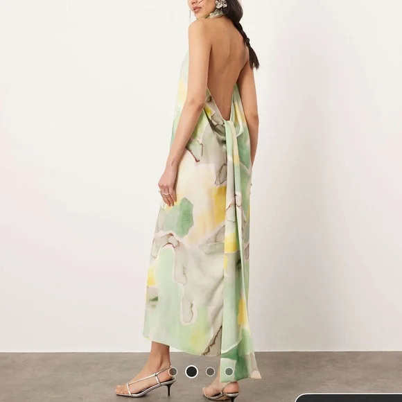 ASOS multi colored dress - Picture 2 of 4